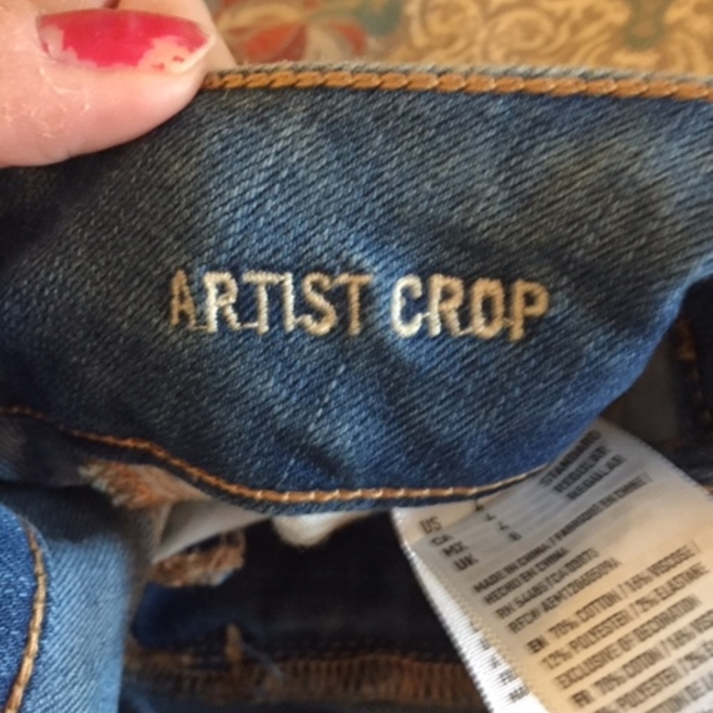 American Eagle Crop Artist Size 4R - Picture 5 of 5